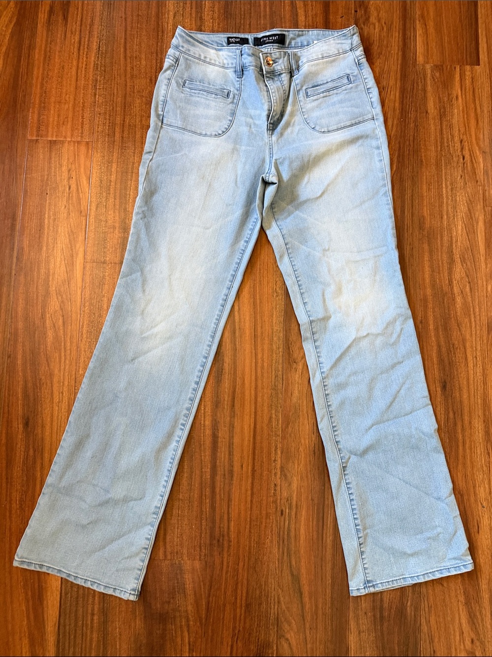 Nine West Light Wash Bootcut Jeans
